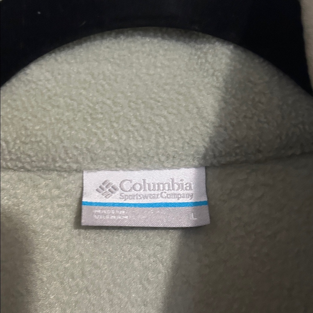 Columbia Gray and Coral Fleece Pullover - Picture 3 of 4